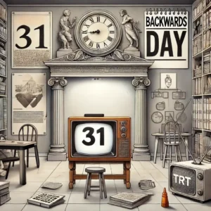 31 Ocak Dünya Ne Günü Dünya Tersine Günü Backwards Day