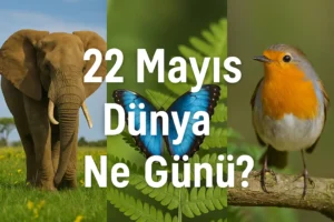 22 Mayıs Dünya Ne Günü 22 Mayıs Dünya Biyolojik Çeşitlilik Günü 22 Mayıs Dünya Müzik Enstrümanı Alma Günü 22 Mayıs Harvey Milk Günü