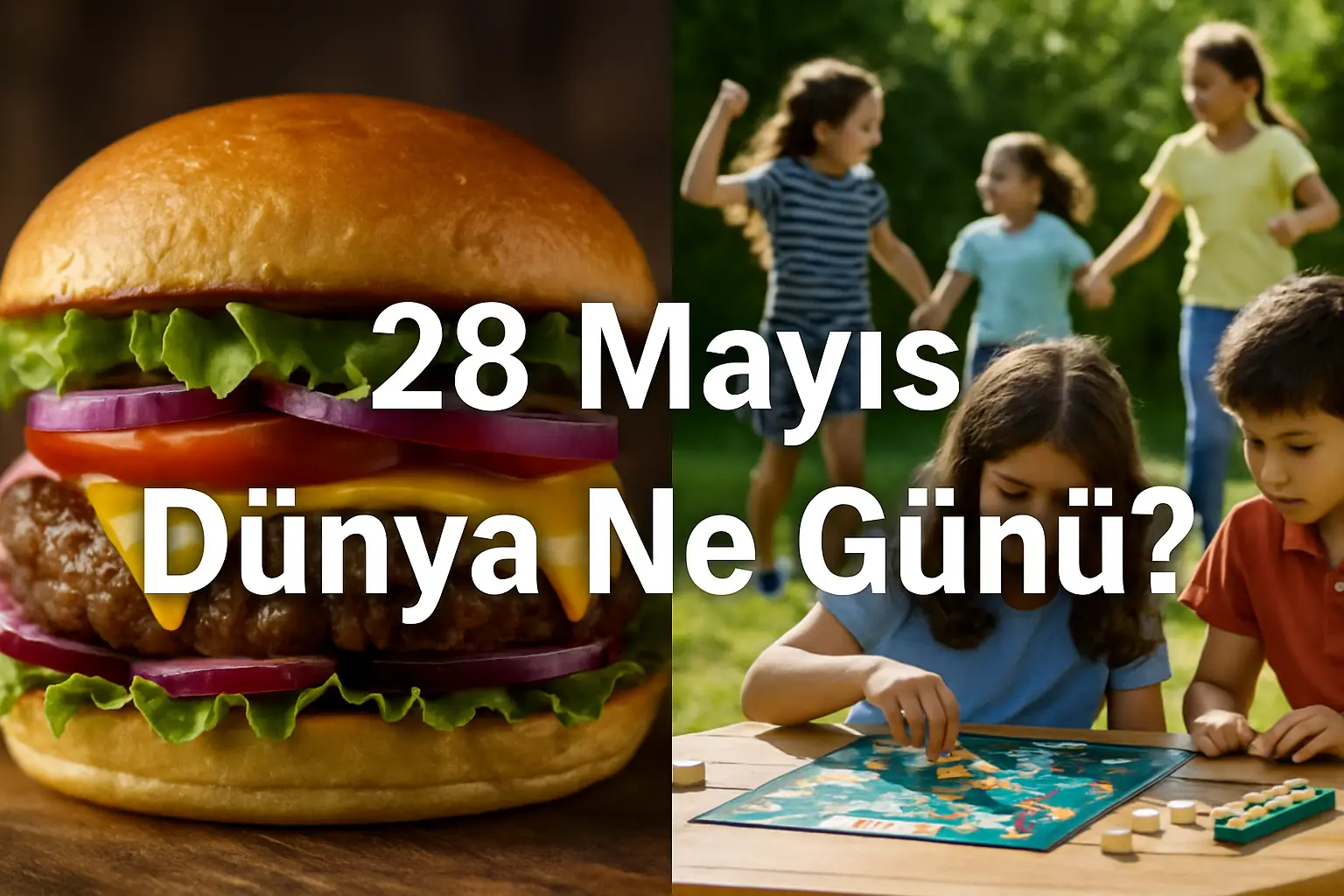 28 Mayıs Dünya Ne Günü 28 Mayıs Dünya Hamburger Günü (Hamburger Day) 28 Mayıs Dünya Oyun Oynama Günü