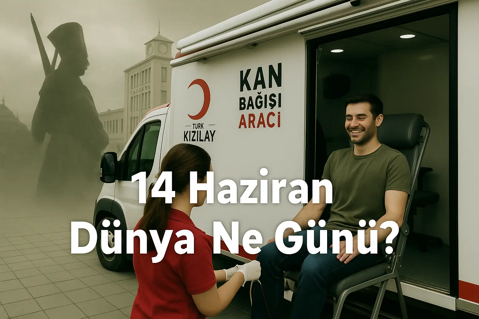 14 Haziran Dünya Ne Günü 14 Haziran Dünya Gönüllü Kan Bağışçıları Günü (World Blood Donor Day) Görseli