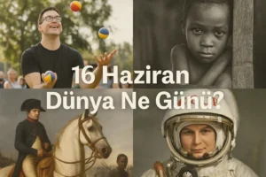 16 Haziran Dünya Ne Günü 16 Haziran Dünya Jonglörlük Günü (World Juggling Day) 16 Haziran Dünya Afrika Çocuğu Günü Görseli