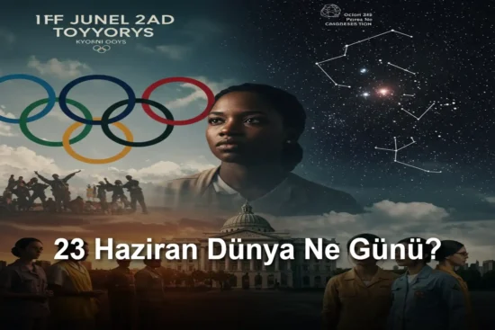 23 Haziran Dünya Ne Günü Dünya Olimpiyat Günü Dünya Dul Kadınlar Günü Dünya Kamu Hizmeti Günü Dünya Mühendislikte Kadınlar Günü Dünya Orion Takımyıldızı Günü