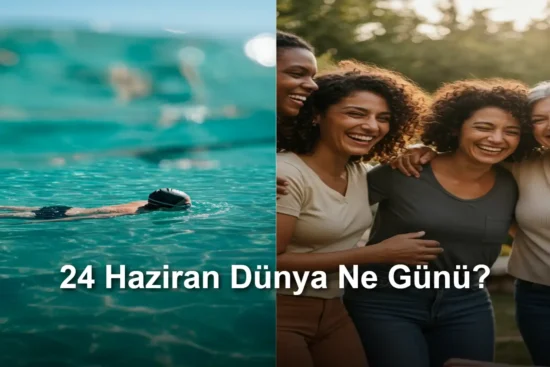 24 Haziran Dünya Ne Günü Dünya Bir Tur Yüzme Günü Dünya Ablalar Günü
