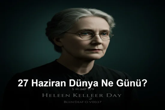27 Haziran Dünya Ne Günü 27 Haziran Dünya Helen Keller Günü (Helen Keller Day)