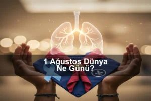 1 Ağustos Dünya Ne Günü 1 Ağustos Dünya Akciğer Kanseri Günü 1 Ağustos Dünya İzcilik Fular Günü