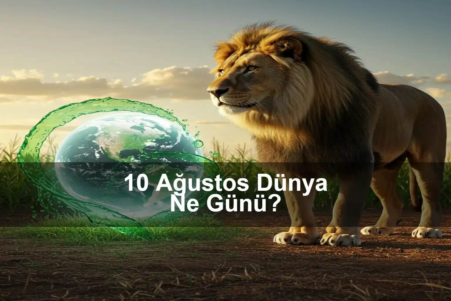 10 Ağustos Dünya Ne Günü 10 Ağustos Dünya Aslan Günü 10 Ağustos Dünya Biyo Yakıt Günü