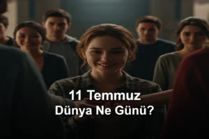 11 Temmuz Dünya Ne Günü 11 Temmuz Dünya Nüfus Günü 11 Temmuz Dünya Yalnızları Mutlu Etme Günü (Cheer Up the Lonely Day)