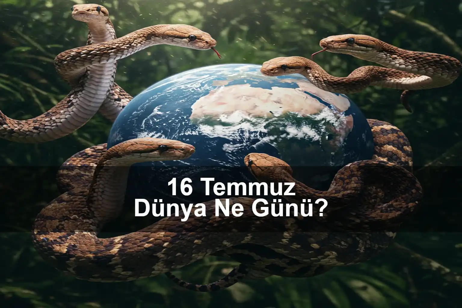 16 Temmuz Dünya Ne Günü 16 Temmuz Dünya Yılan Günü