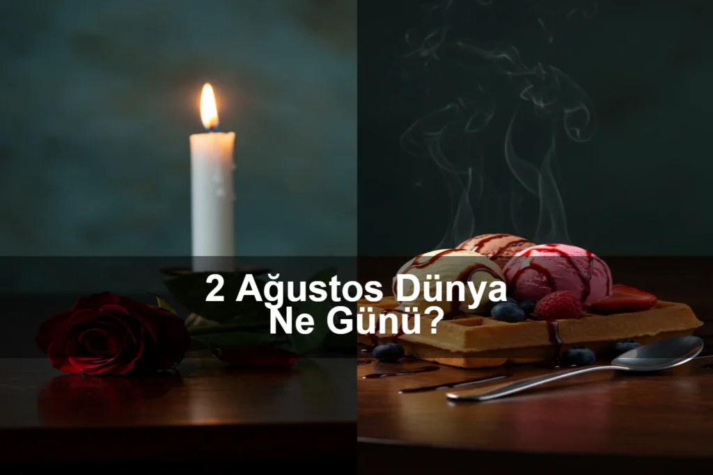 2 Ağustos Dünya Ne Günü 2 Ağustos Dünya Roman Soykırımı Anma Günü 2 Ağustos Dondurmalı Waffle Günü (Ice Cream Sandwich Day)