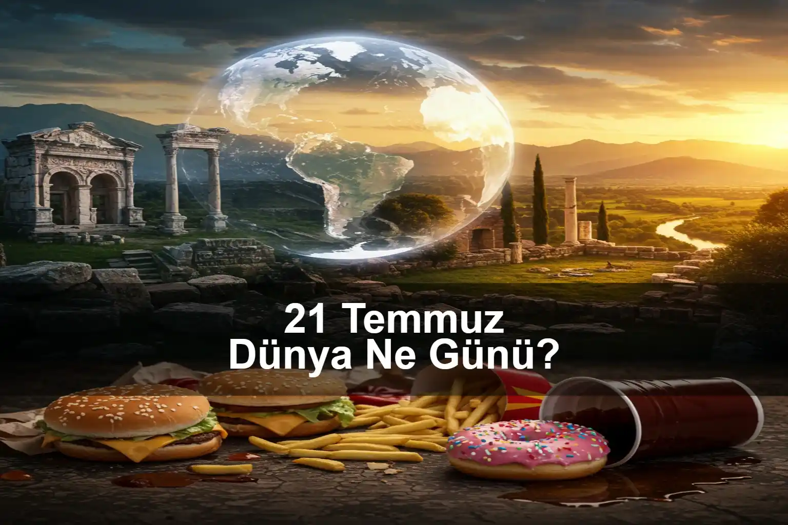 21 Temmuz Dünya Ne Günü 21 Temmuz Dünya Sağlıksız Yemek Günü (Abur Cubur Günü - Junk Food Day) 21 Temmuz Kültür ve Tabiat Varlıklarını Koruma Günü
