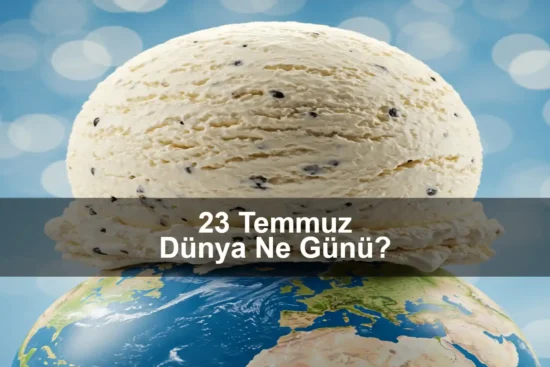 23 Temmuz Dünya Ne Günü 23 Temmuz Dünya Vanilyalı Dondurma Günü (Vanilla Ice Cream Day)