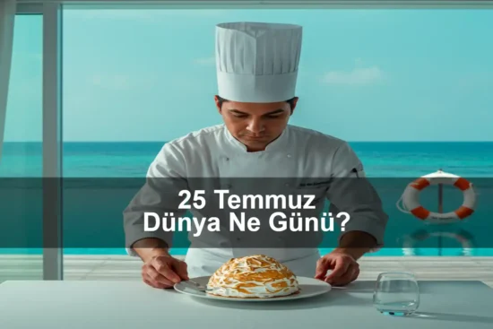 25 Temmuz Dünya Ne Günü 25 Temmuz Dünya Boğulmayı Önleme Günü