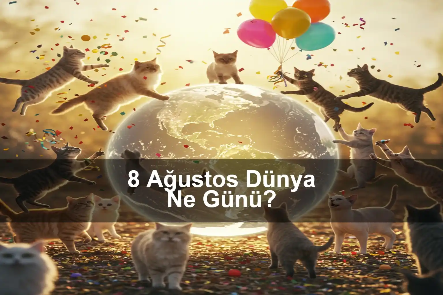 8 Ağustos Dünya Ne Günü 8 Ağustos Dünya Kediler Günü 8 Temmuz Dünya Mutluluğu Kutlama Günü (Happiness Happens Day)