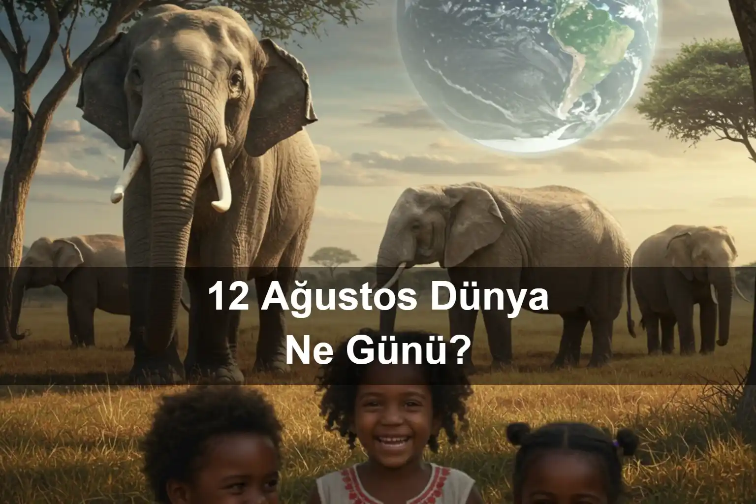 12 Ağustos Dünya Ne Günü 12 Ağustos Dünya Ortanca Çocuklar Günü (Middle Child Day) 12 Ağustos Dünya Fil Günü