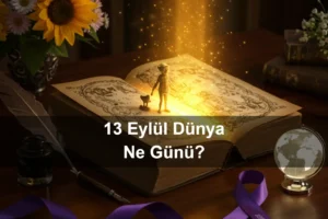 13 Eylül Dünya Ne Günü 13 Eylül Dünya Sepsis Günü 13 Eylül Pozitif Düşünme Günü (Positive Thinking Day) 13 Eylül Roald Dahl Günü