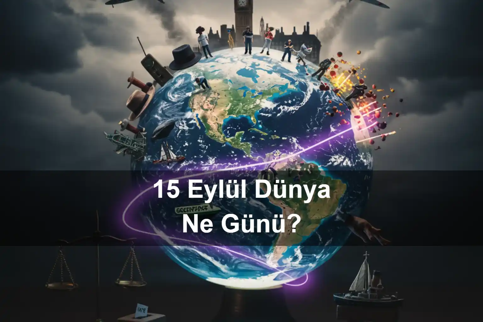15 Eylül Dünya Ne Günü 15 Eylül Dünya Demokrasi Günü 15 Eylül Dünya Lenfoma Farkındalık Günü 15 Eylül Dünya Greenpeace Günü 15 Eylül Dünya Nokta Günü 15 Eylül Dünya Çevreyi Temizleme Günü (National CleanUp Day) 15 Eylül Dünya Şapka Yapma Günü (Make a Hat Day)