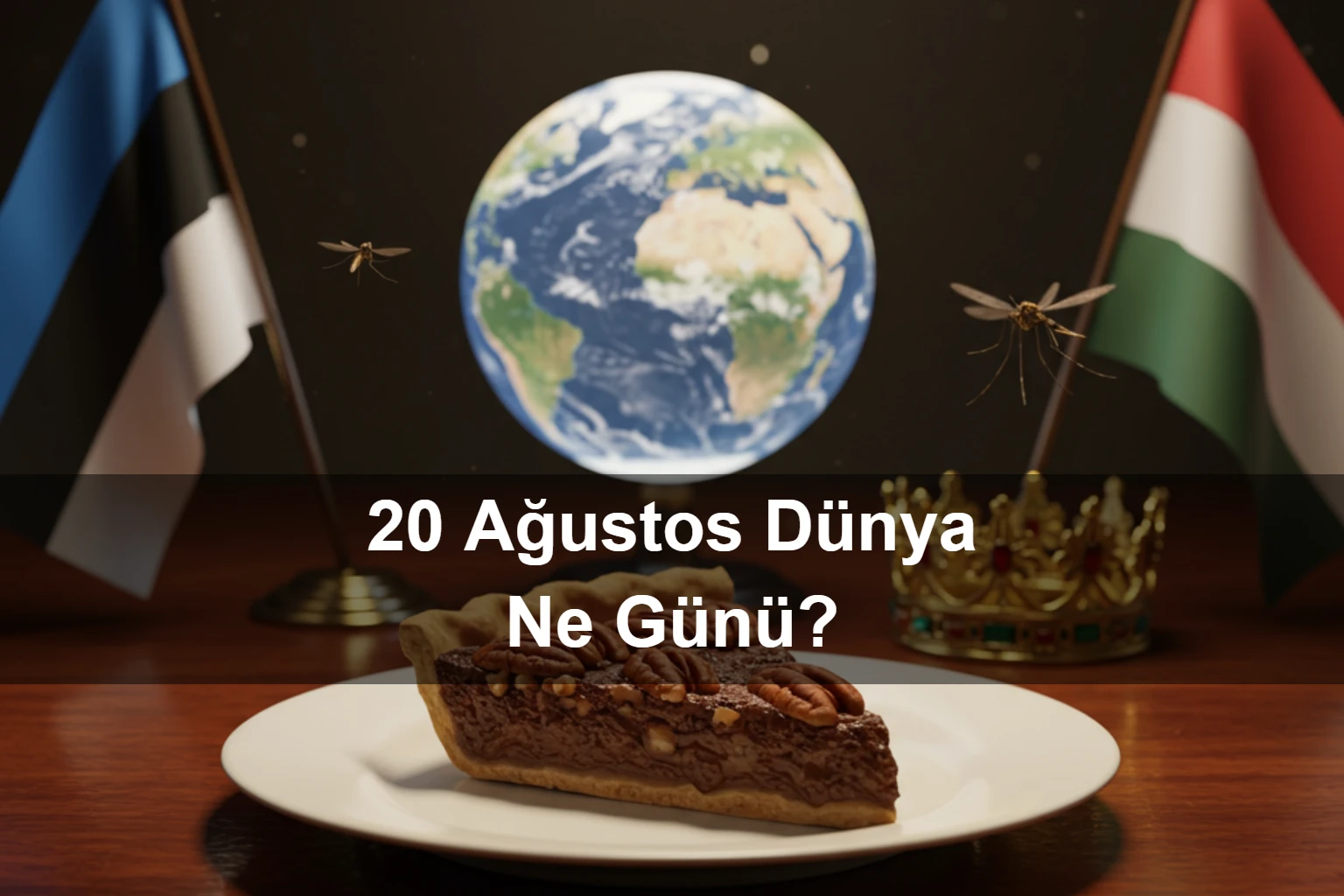 20 Ağustos Dünya Ne Günü 20 Ağustos Dünya Sivrisinek Günü 20 Ağustos Çikolatalı Pikan Cevizli Turta Günü (Chocolate Pecan Pie Day)