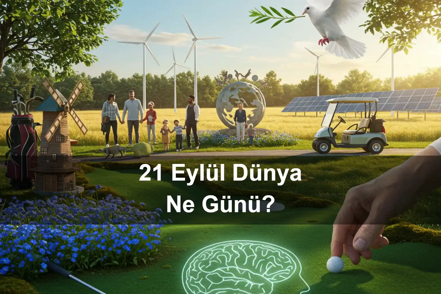 21 Eylül Dünya Ne Günü 21 Eylül Dünya Barış Günü 21 Eylül Dünya Alzheimer Günü 21 Eylül Dünya Sıfır Emisyon Günü 21 Eylül Dünya Mini Golf Günü (Miniature Golf Day)