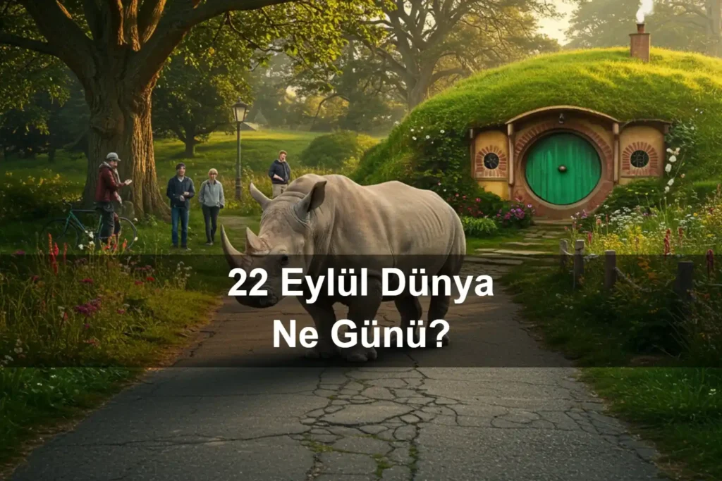 22 Eylül Dünya Ne Günü 22 Eylül Dünya Gergedan Günü 22 Eylül Dünya Arabasız Günü 22 Eylül Dünya Hobbit Günü (Hobbit Day)