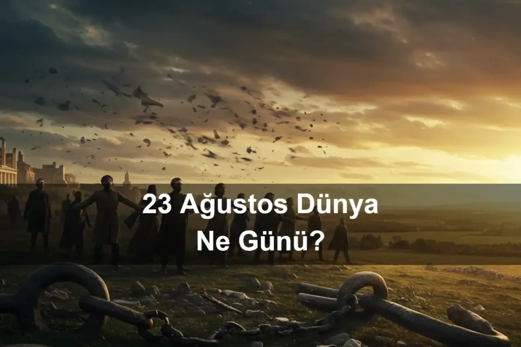 23 Ağustos Dünya Ne Günü? Köle Ticaretini Anma Günü, Dünya Köle Ticaretinin ve Köleliğin Kaldırılması Anma Günü