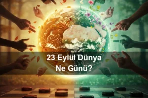 23 Eylül Dünya Ne Günü 23 Eylül Dünya İşaret Dilleri Günü 23 Eylül Dünya Dama Günü (Checkers Day)