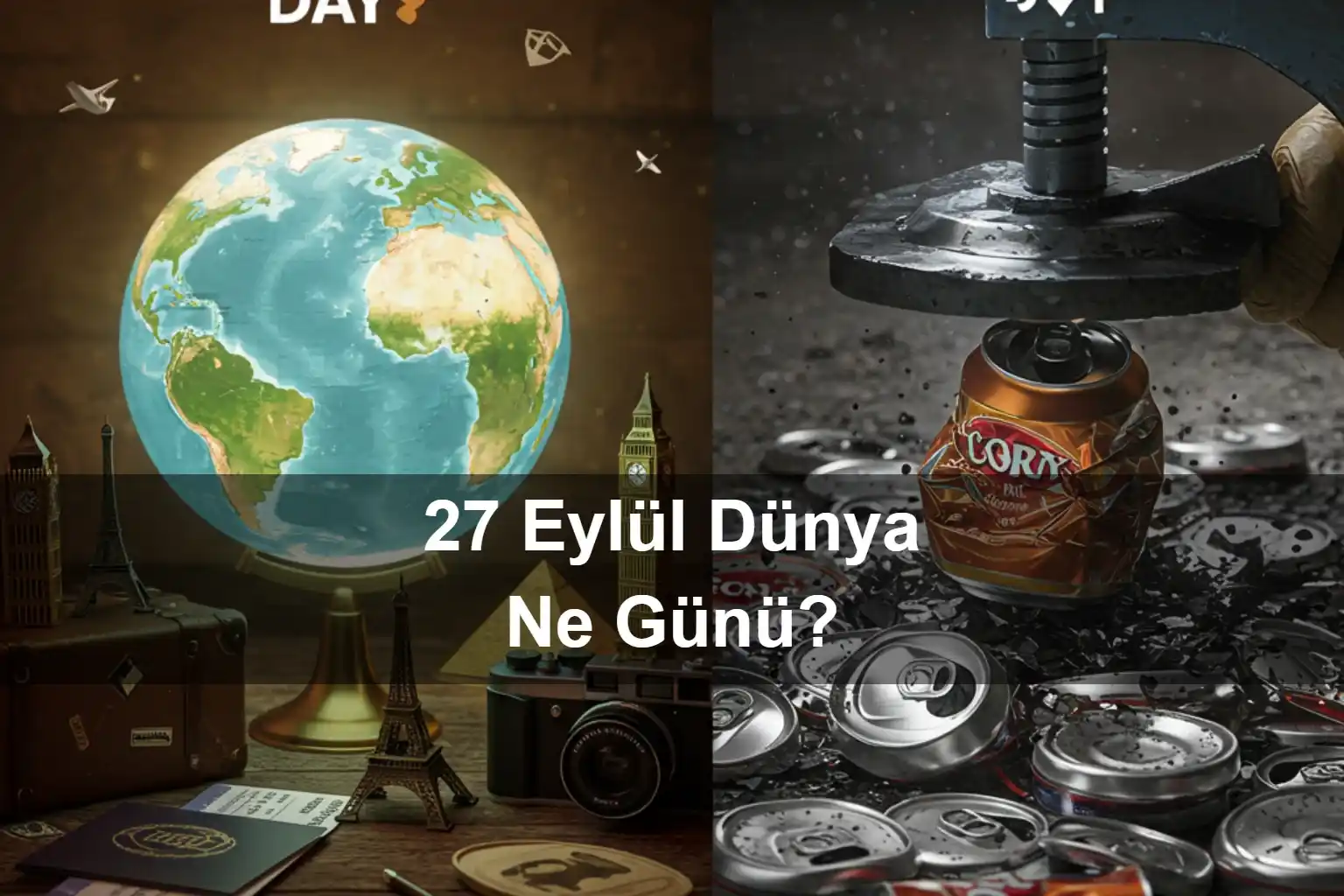 27 Eylül Dünya Ne Günü 27 Eylül Dünya Turizm Günü 27 Eylül Teneke Kutu Ezme Günü (Crush a Can Day)