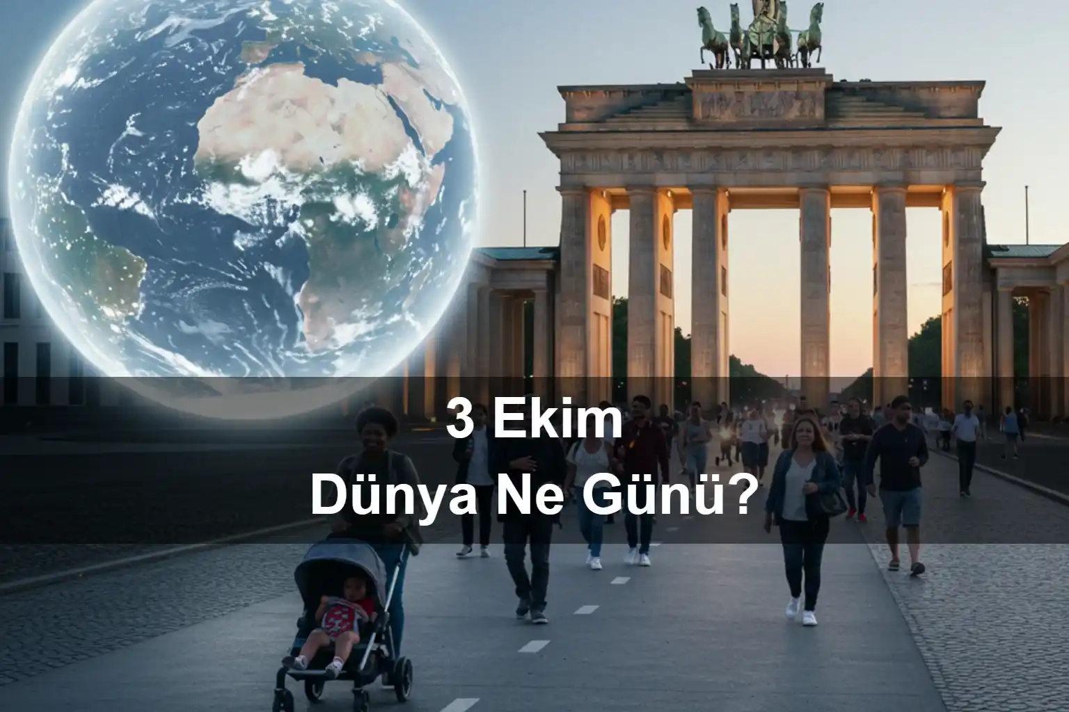 3 Ekim Dünya Ne Günü 3 Ekim Dünya Yürüyüş Günü 3 Ekim Almanya Birleşme Günü