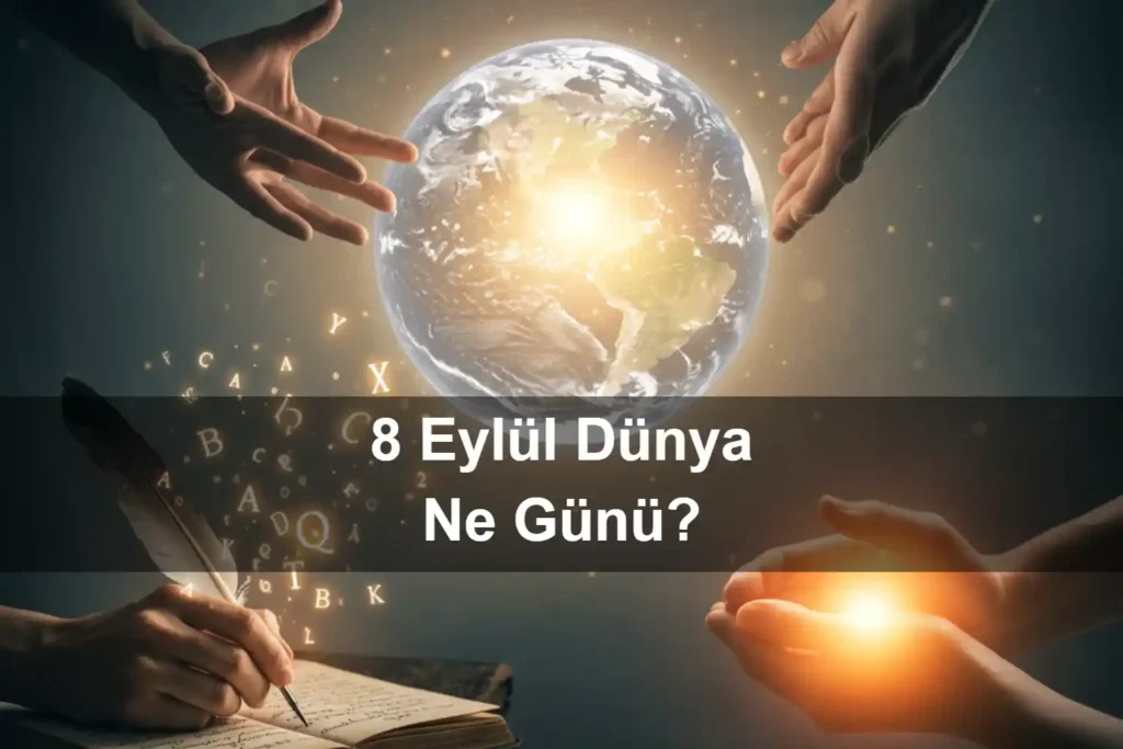 8 Eylül Dünya Ne Günü 8 Eylül Dünya Okuryazarlık Günü 8 Eylül Dünya Fizyoterapi Günü