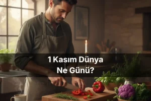 1 Kasım Dünya Ne Günü 1 Kasım Dünya Vegan Günü 1 Kasım Dünya Yazarlar Günü (Author’s Day) 1 Kasım Dünya Yemek Yapan Erkekler Günü (Men Make Dinner Day) 1 Kasım Azizler Günü