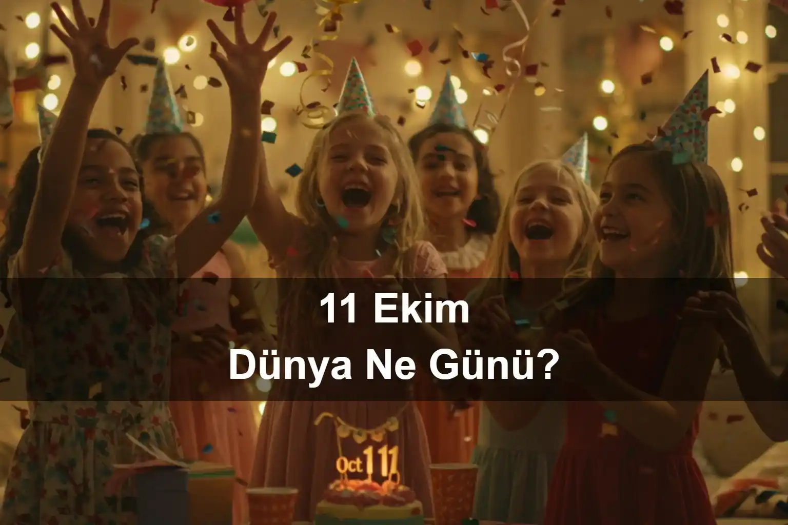 11 Ekim Dünya Ne Günü 11 Ekim Dünya Kız Çocukları Günü 11 Ekim Dünya Parti Yapma Günü (It’s My Party Day)