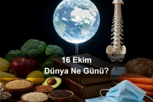 16 Ekim Dünya Ne Günü 16 Ekim Dünya Gıda Günü 16 Ekim Dünya Anestezi Günü 16 Ekim Dünya Omurga Günü 16 Ekim Dünya Sözlük Günü