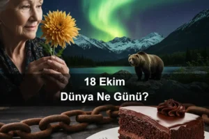 18 Ekim Dünya Ne Günü 18 Ekim Dünya Menopoz Günü 18 Ekim Avrupa İnsan Ticaretine Karşı Mücadele Günü 18 Ekim Alaska Günü 18 Ekim Ulusal Çikolatalı Kek Günü