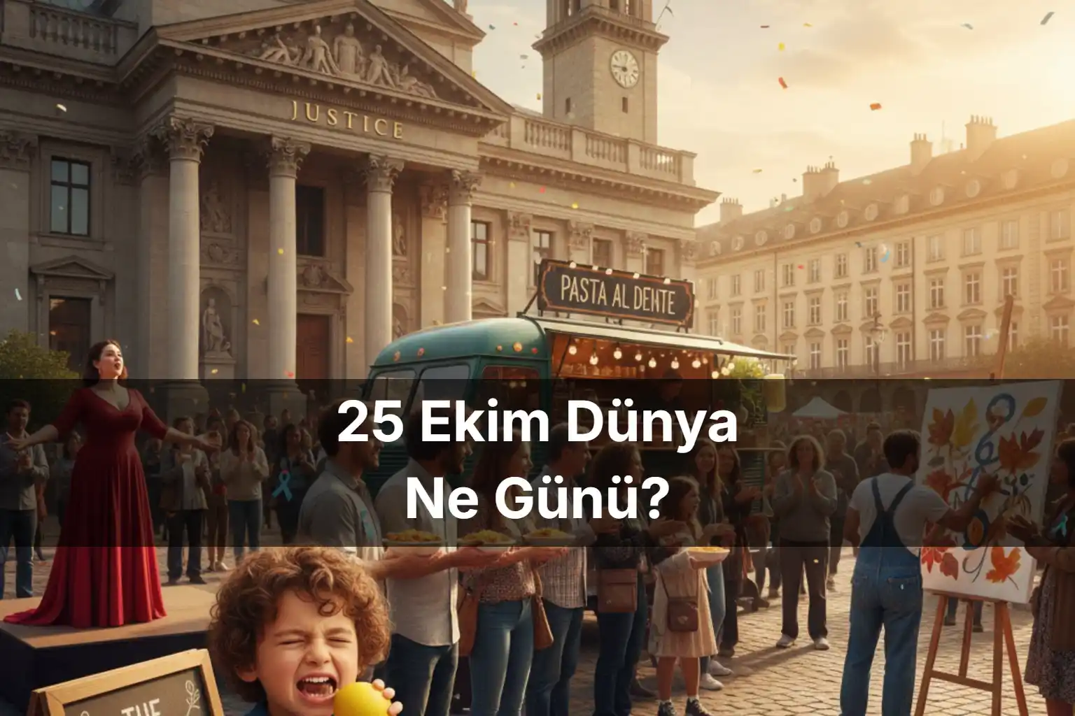 25 Ekim Dünya Ne Günü 25 Ekim Dünya Makarna Günü 25 Ekim Uluşlararası Sanatçılar Günü 25 Ekim Dünya Opera Günü 25 Ekim Dünya Spina Bifida Ve Hidrosefali Günü 25 Ekim Dünya En Ekşi Gün (Sourest Day)