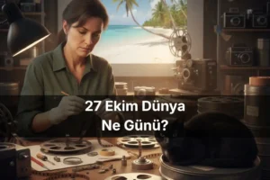 27 Ekim Dünya Ne Günü 27 Ekim Dünya Görsel İşitsel Miras Günü 27 Ekim Saint Vincent ve Grenadinler Bağımsızlık Günü 27 Ekim Dünya Mesleki Terapi Günü 27 Ekim Birleşik Krallık Ulusal Kara Kedi Günü