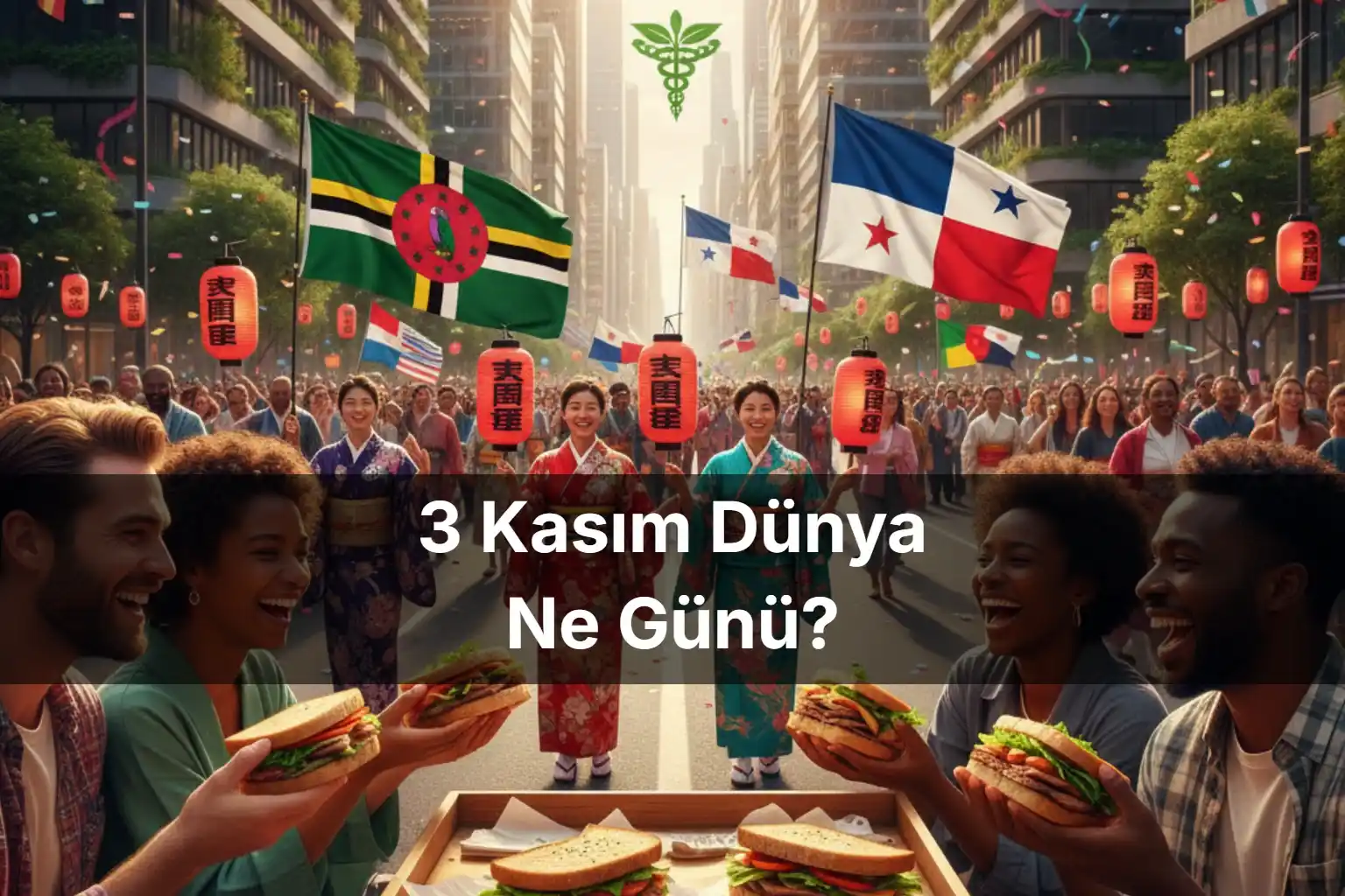 3 Kasım Dünya Ne Günü 3 Kasım Dünya Sandviç Günü 3 Kasım Uluslararası Tek Sağlık Günü 3 Kasım Japonya'da Kültür Günü 3 Kasım Dominika Bağımsızlık Günü