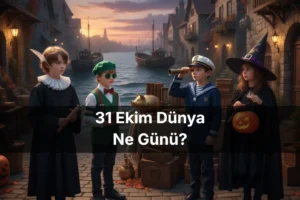 31 Ekim Dünya Ne Günü 31 Ekim Dünya Tasarruf Günü 31 Ekim Reformasyon Günü 31 Ekim Uluslararası Karadeniz Günü 31 Ekim Cadılar Bayramı
