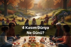 4 Kasım Dünya Ne Günü? 4 Kasım Uluslararası Biyosfer Rezervleri Günü 4 Kasım Dünya Sıfır İş Günü (Zero Tasking Day) 4 Kasım Dünya Sağduyu Günü (Common Sense Day) 4 Kasım Ulusal Nacho Günü 4 Kasım Ulusal Şeker Günü 4 Kasım Rusya Milli Birlik Günü 4 Kasım İtalya Ulusal Birlik Ve Silahlı Kuvvetler Günü 4 Kasım Rusya Halk Birliği Günü 4 Kasım Panama Bayrak Günü