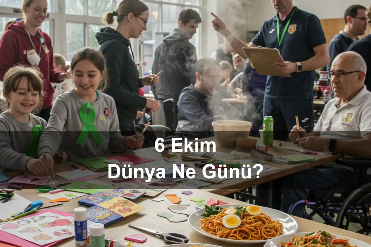 6 Ekim Dünya Ne Günü 6 Ekim Dünya Serebral Palsi Günü 6 Ekim Dünya Kart Yapma Günü (Card Making Day) 6 Ekim Ulusal Erişte Günü 6 Ekim Ulusal Antrenörler Günü