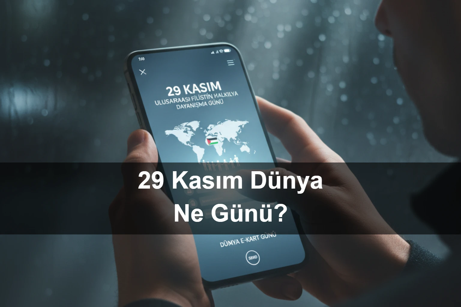 29 Kasım Dünya Ne Günü 29 Kasım Dünya Filistin Halkıyla Dayanışma Günü 29 Kasım Dünya E-Kart Günü