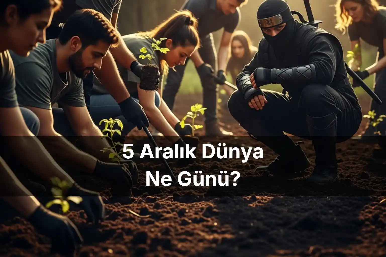 5 Aralık Dünya Ne Günü 5 Aralık Dünya Gönüllüler Günü 5 Aralık Dünya Toprak Günü 5 Aralık Dünya Dünya Ninja Günü (Day of the Ninja)