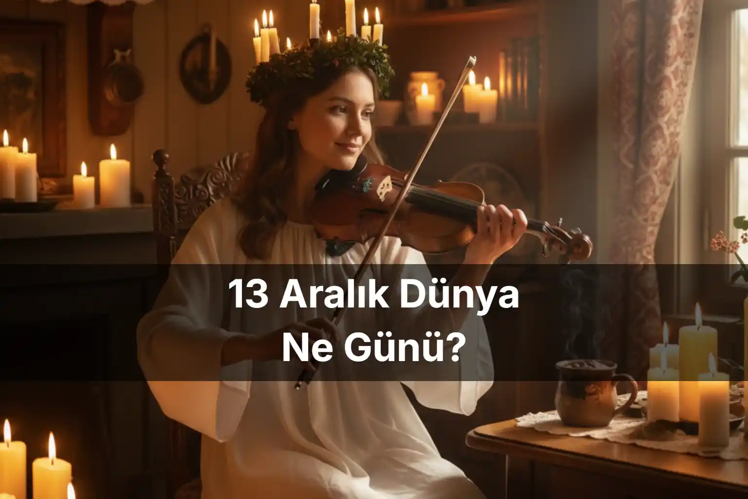 13 Aralık Dünya Ne Günü 13 Aralık'ta Dünya Keman Günü 13 Aralık'ta Aziz Lucia Günü 13 Aralık'ta Ulusal Kakao Günü