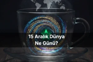 15 Aralık Dünya Ne Günü 15 Aralık Dünya Çay Günü 15 Aralık Zamenhof Günü (Esperanto Dili Günü) 15 Aralık Haklar Bildirgesi Günü (ABD)