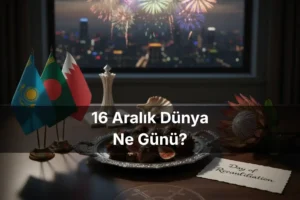 16 Aralık Dünya Ne Günü 16 Aralık Dünya Çikolata Kaplı Şeyler Günü 16 Aralık Uzlaşma Günü (Güney Afrika)