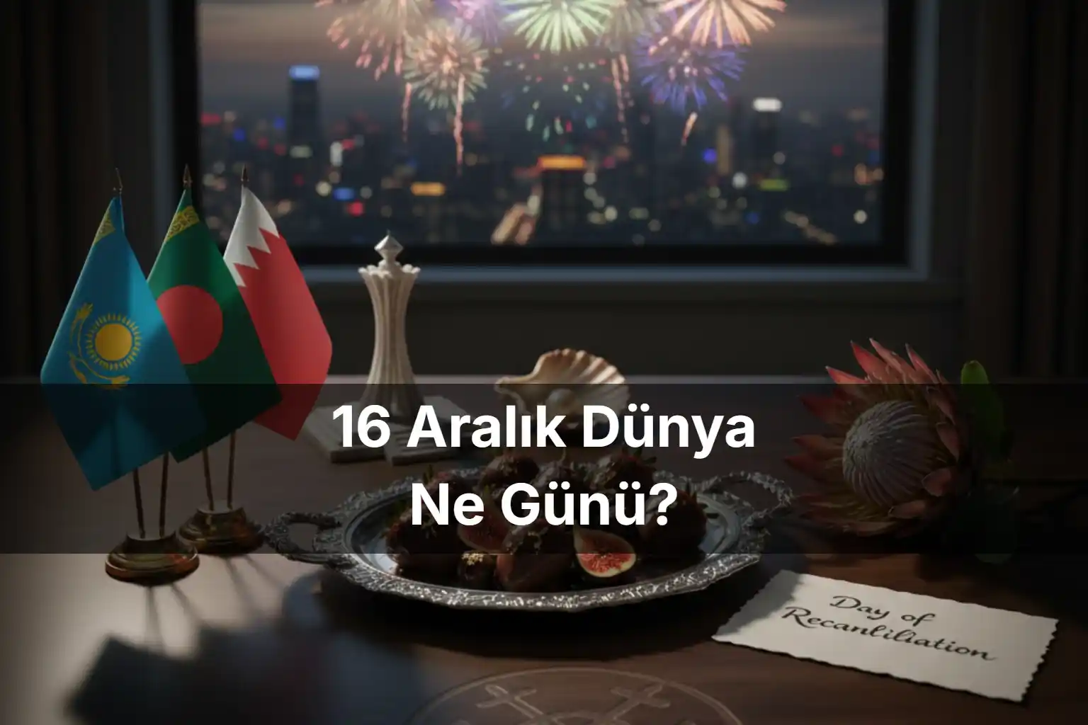 16 Aralık Dünya Ne Günü 16 Aralık Dünya Çikolata Kaplı Şeyler Günü 16 Aralık Uzlaşma Günü (Güney Afrika)