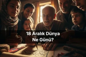 18 Aralık Dünya Ne Günü 18 Aralık Dünya Göçmenler Günü 18 Aralık Dünya Arapça Günü
