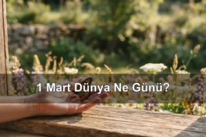1 Mart Dünya Ne Günü? Sıfır Ayrımcılık Günü, Dünya Deniz Çayırı Günü
