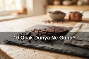 10 Ocak Dünya Ne Günü? Bitter Çikolata Günü
