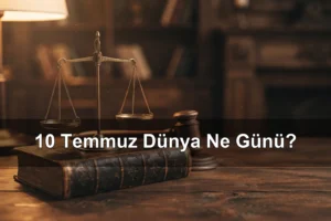 10 Temmuz Dünya Ne Günü? Dünya Hukuk Günü