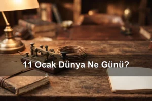 11 Ocak Dünya Ne Günü? Morse Alfabesinde Adını Öğrenme Günü