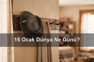 15 Ocak Dünya Ne Günü? Dünya Şapka Günü